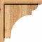 Ekena Millwork Yorktown Rough Sawn Corbel w/Backplate, Western Red Cedar, 6"W x 12"D x 12"H COR06X12X12YOR01RWR - alternate 4